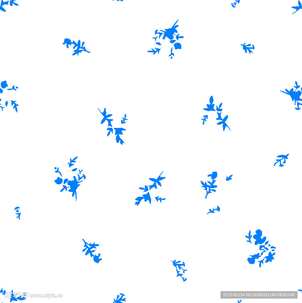 蓝色斑点抽象背景图案