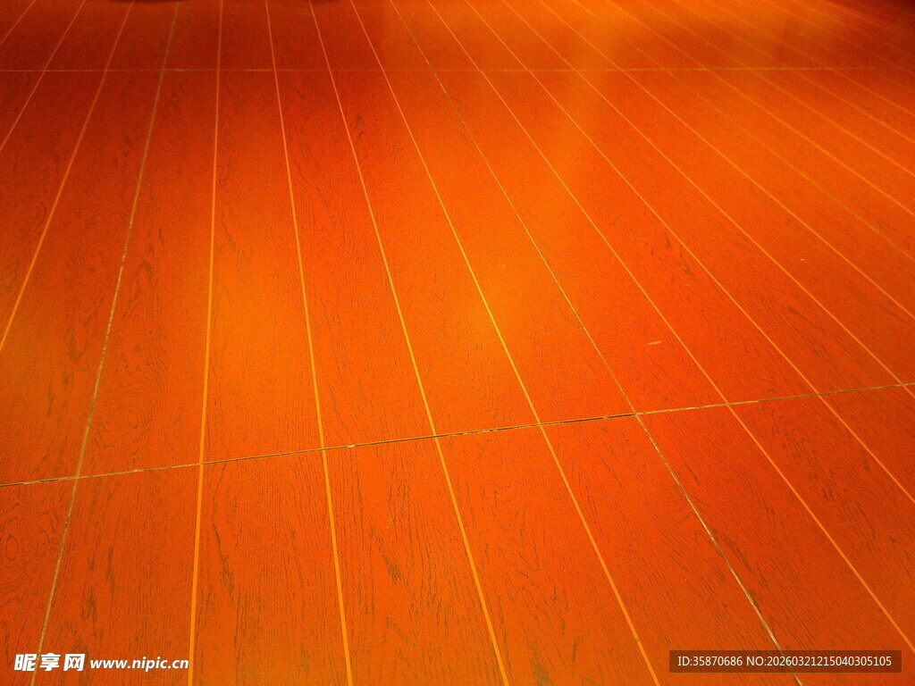 橙黄渐变木地板纹理图