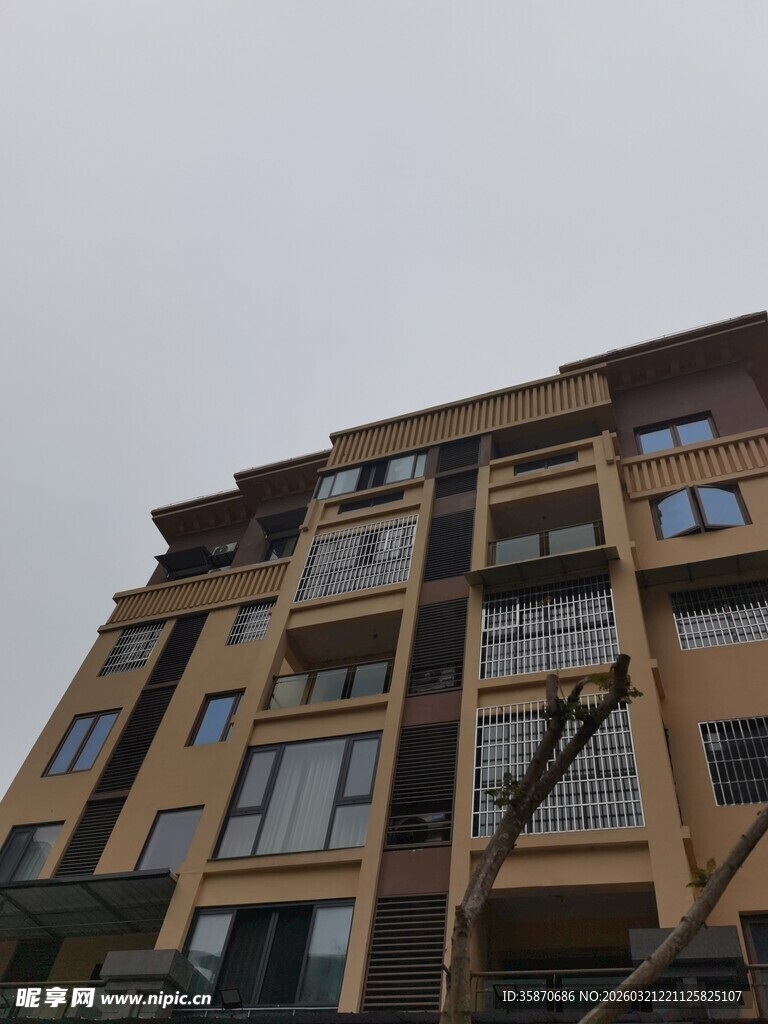 多层住宅建筑外观