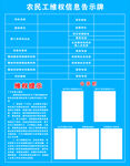 农民工维权告示牌