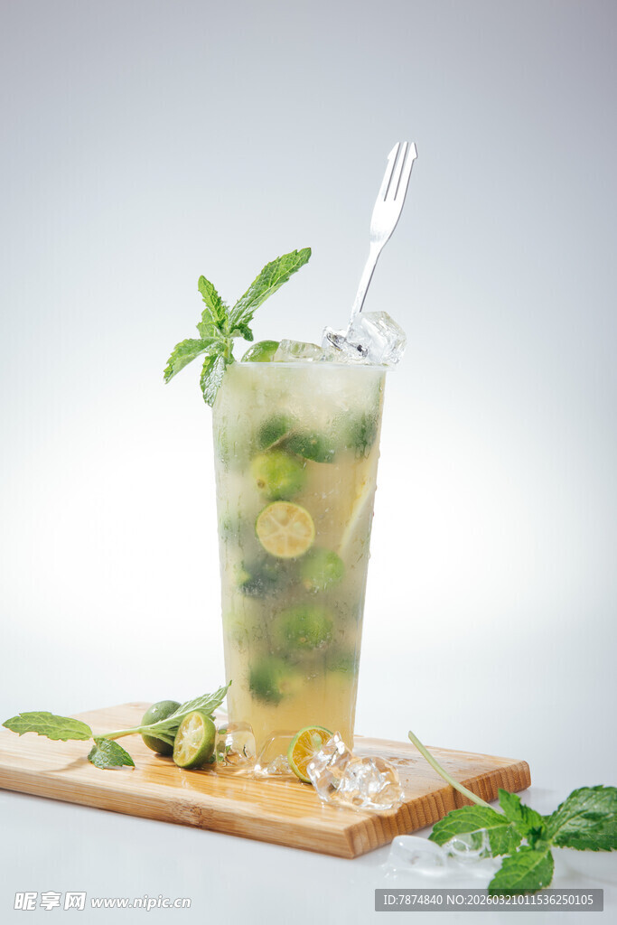 薄荷青柠冰饮 清新一夏