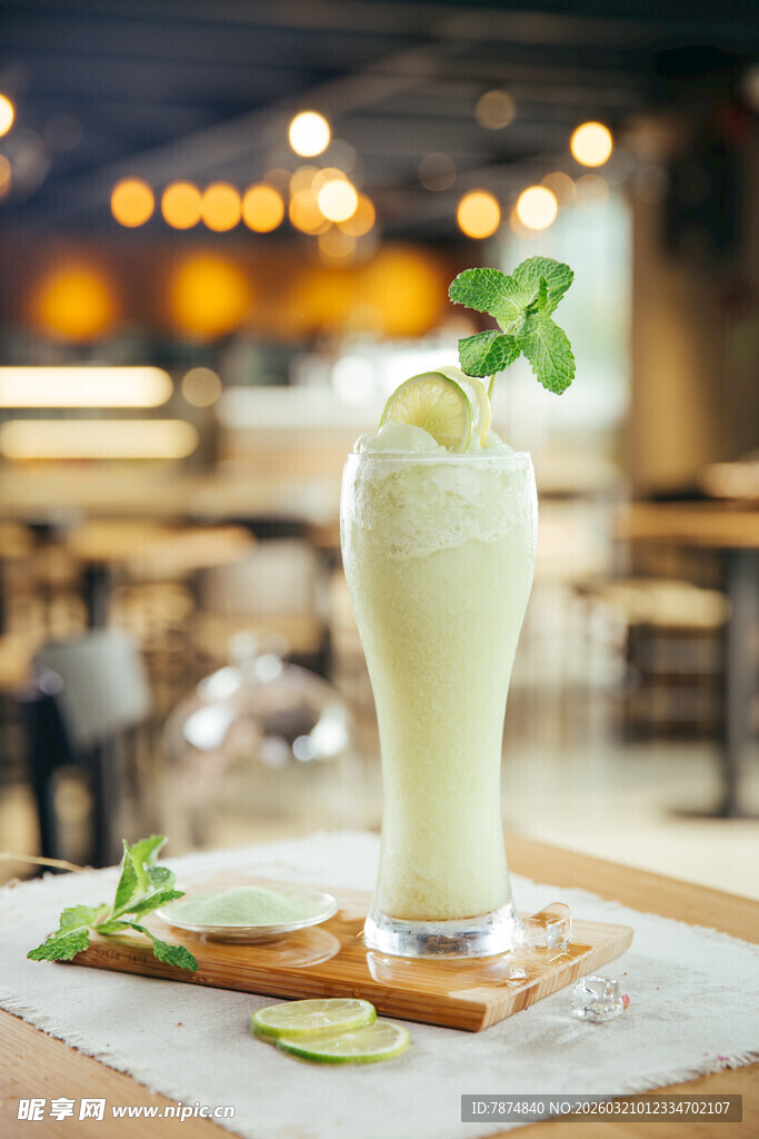 清新薄荷奶昔 视觉味觉盛宴