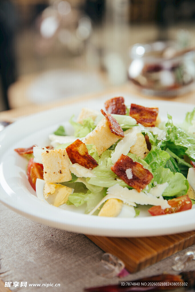 美味培根鸡肉沙拉