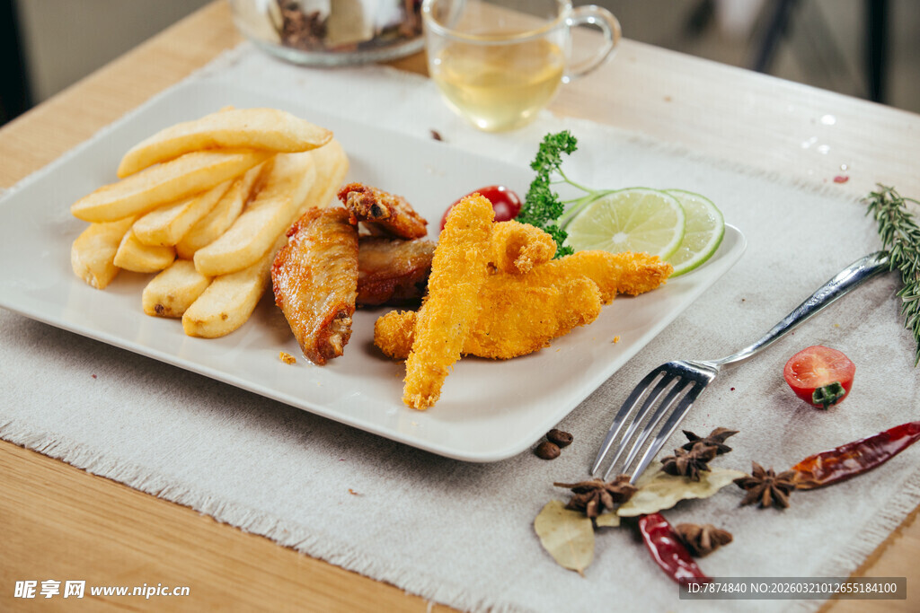 美味西餐拼盘 视觉与味觉盛宴