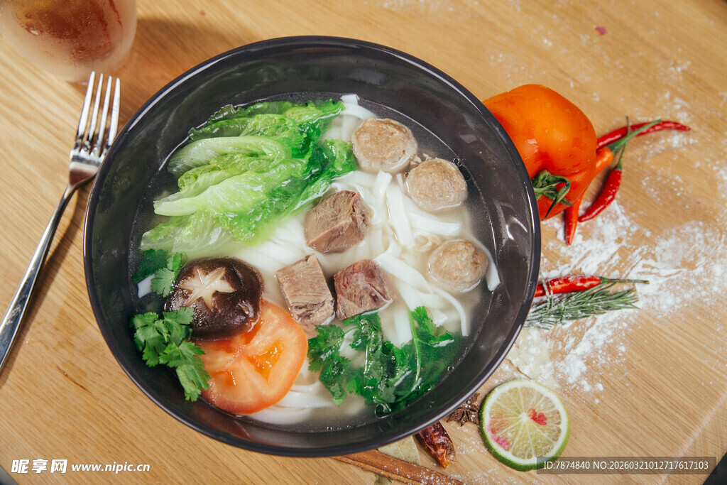 美味牛肉丸河粉