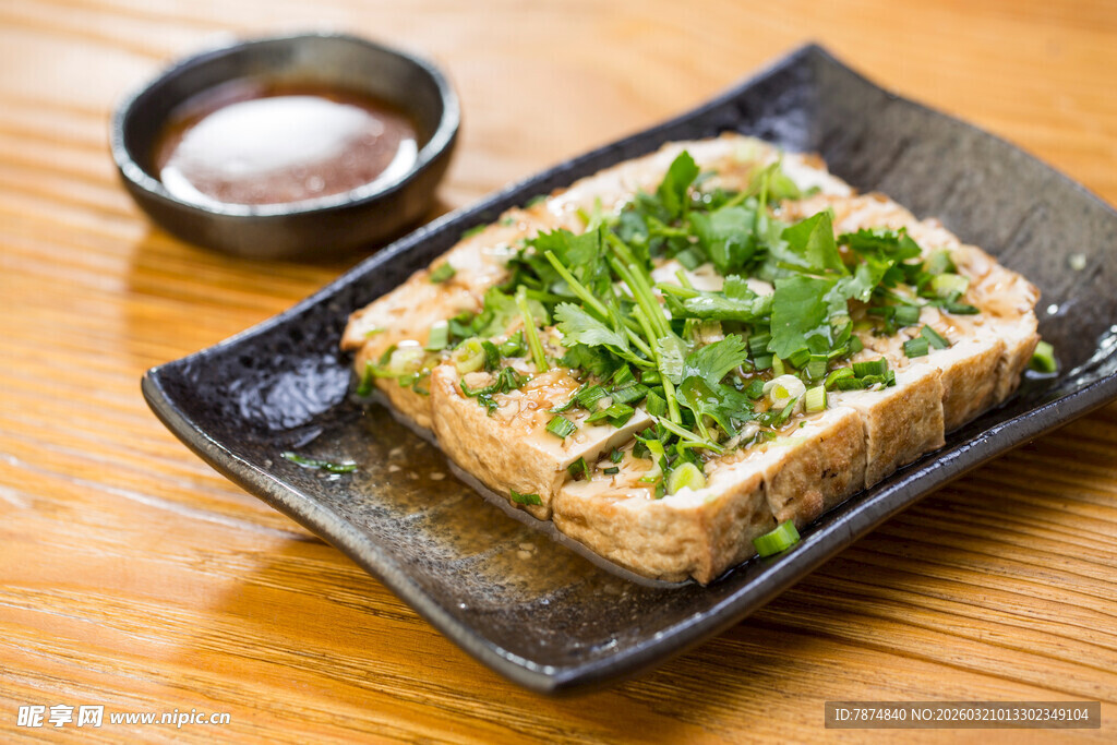 香菜豆腐