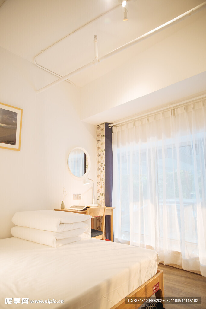 温馨简约风卧室场景