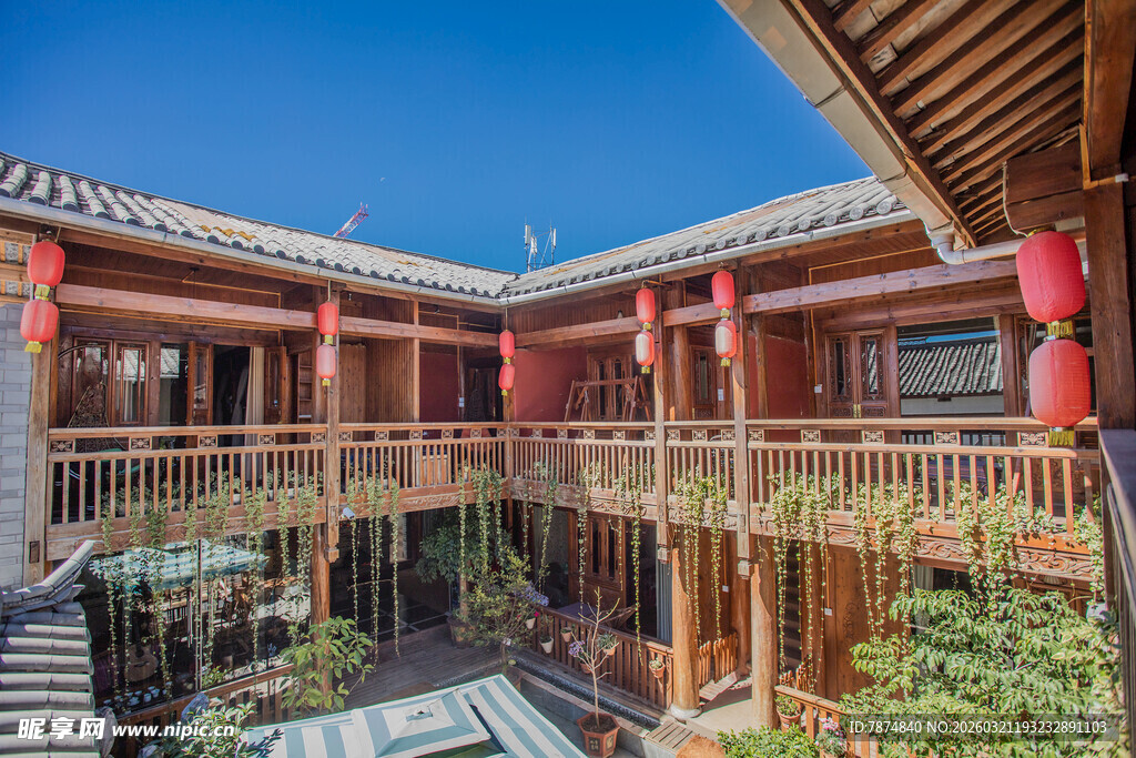 中式庭院建筑景观