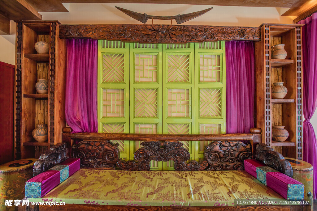 异域风情室内休闲空间