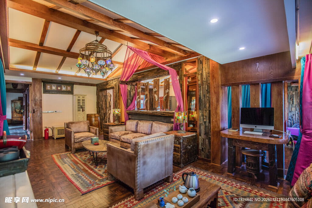 异域风情的温馨室内空间