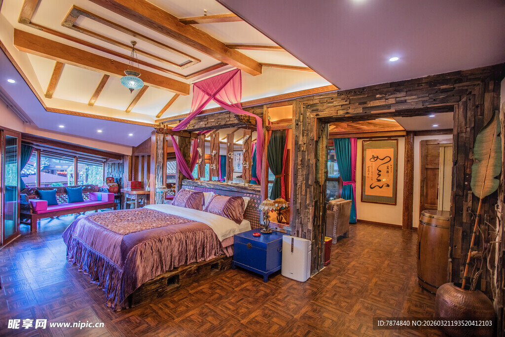 梦幻波西米亚风卧室空间