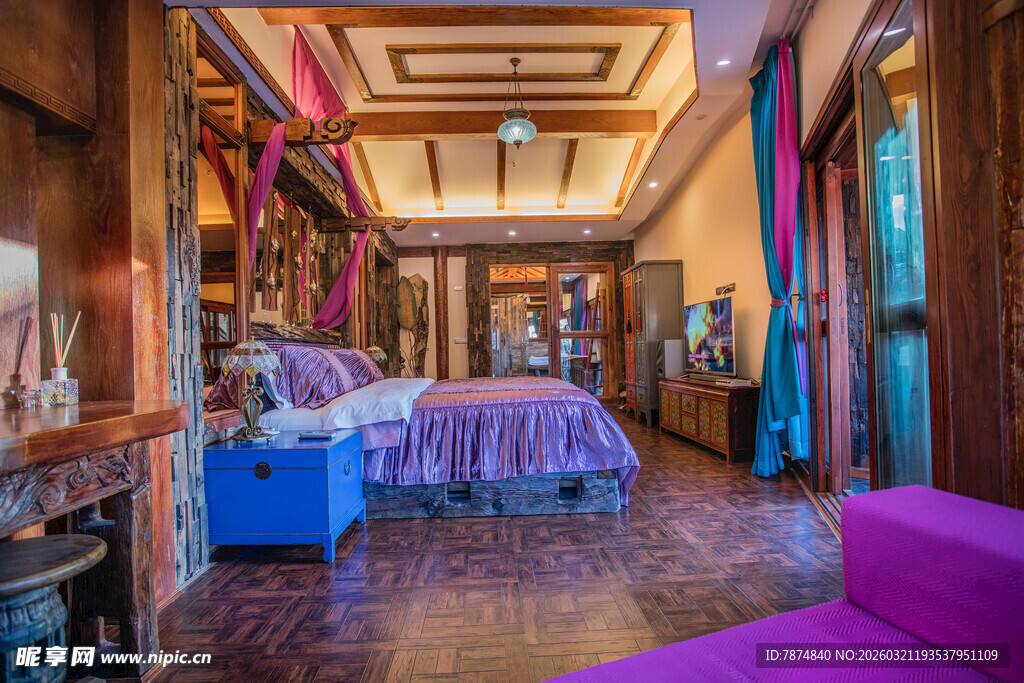 奢华复古风卧室空间展示