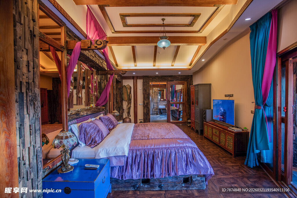 中式复古风格豪华卧室