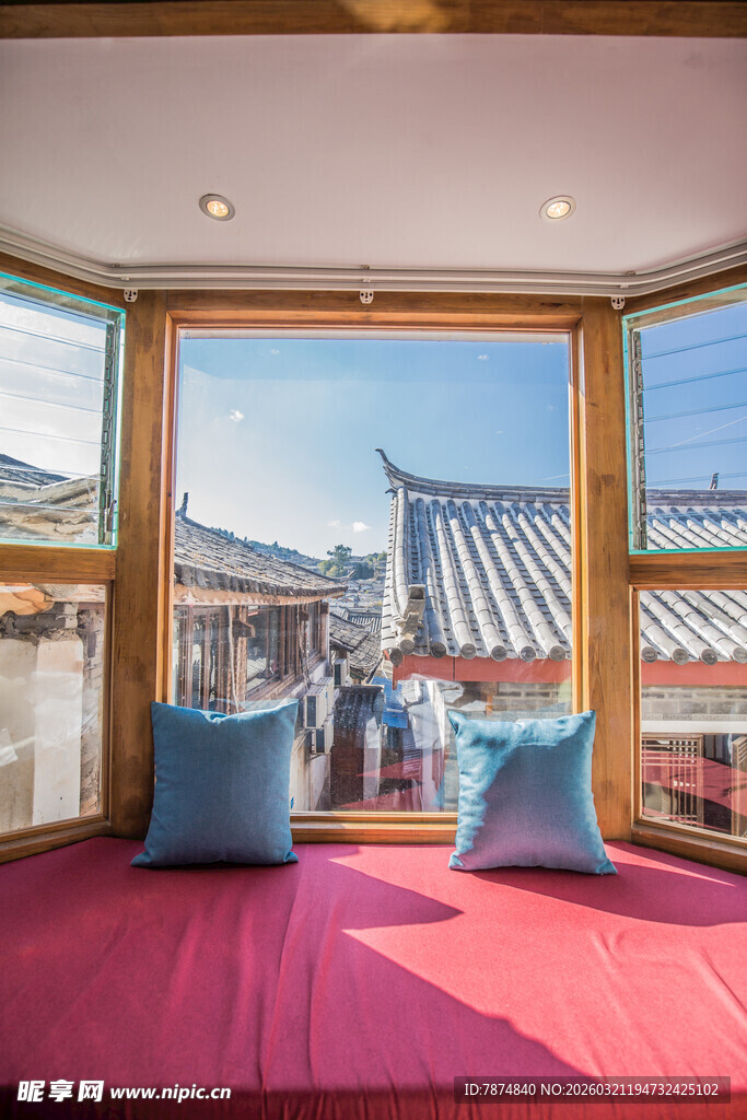 窗边温馨休憩空间