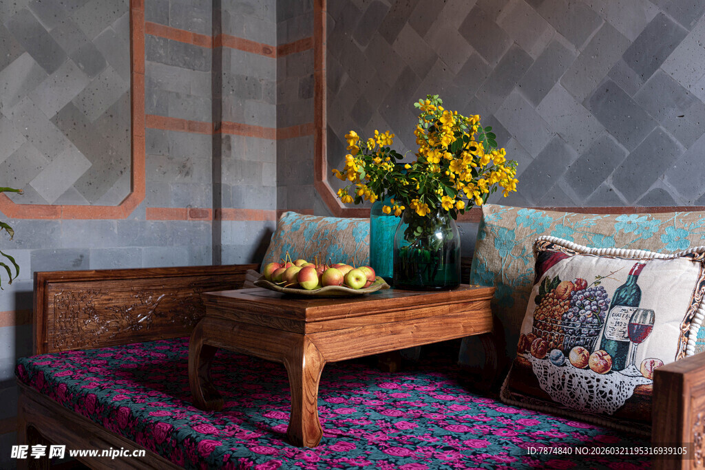 复古风室内温馨角落布置