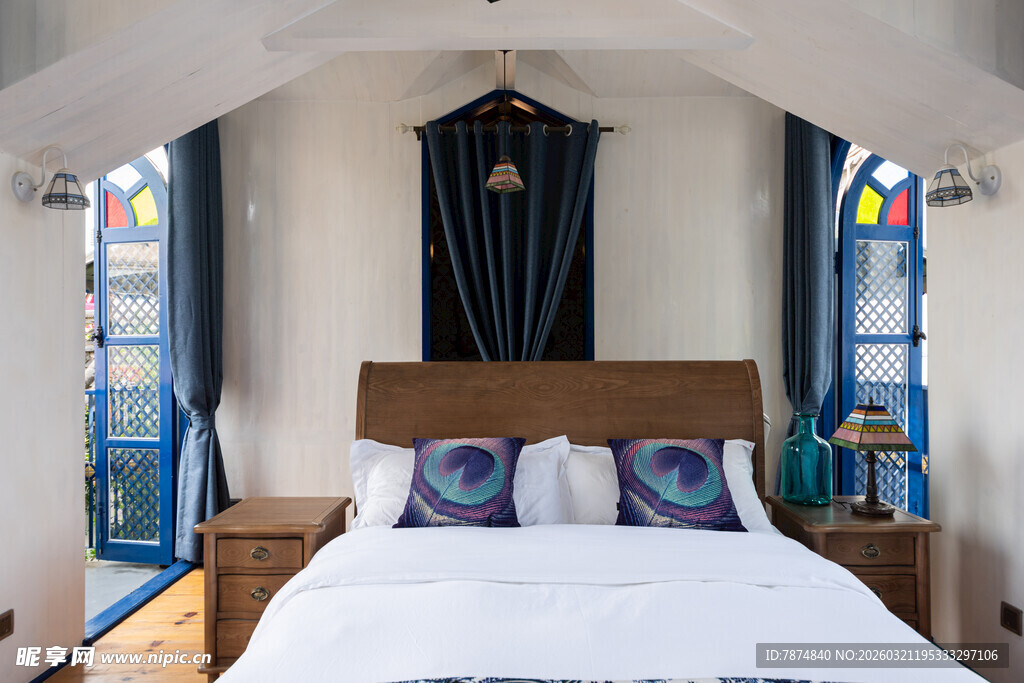 梦幻异域风卧室温馨场景