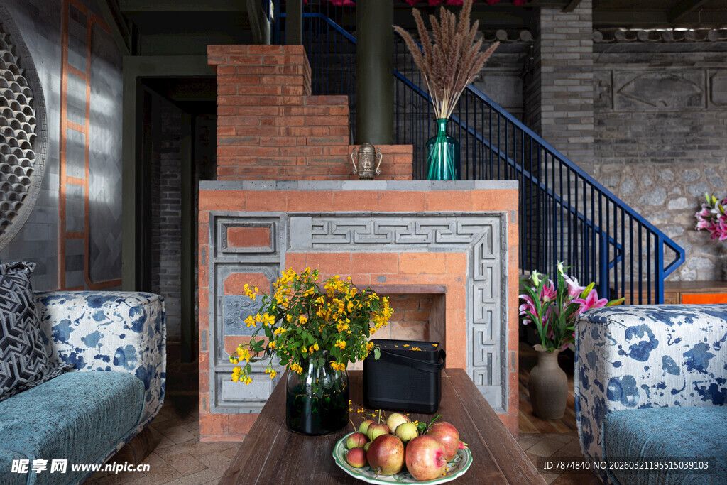 温馨客厅的惬意家居角落