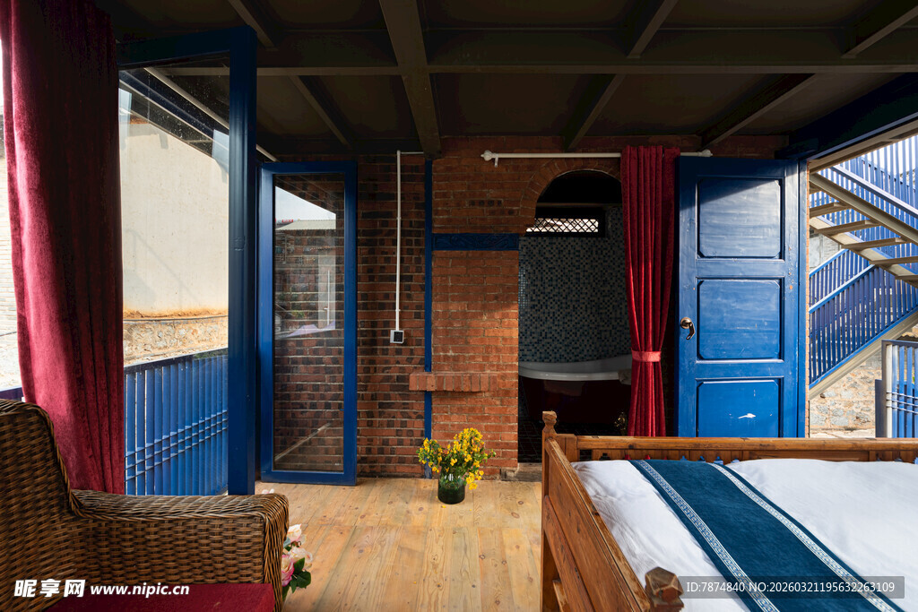 复古风卧室 尽显独特格调