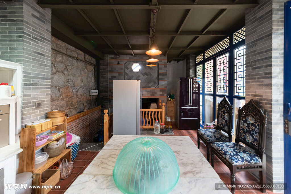 复古风室内空间布置展示