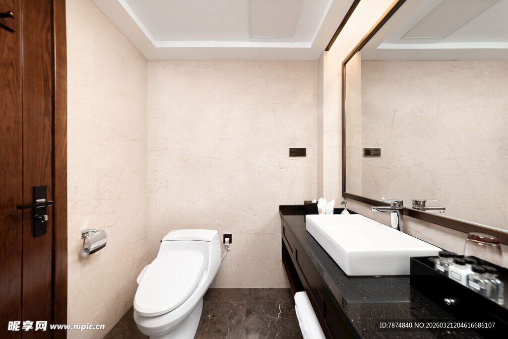 现代简约风格卫生间一角