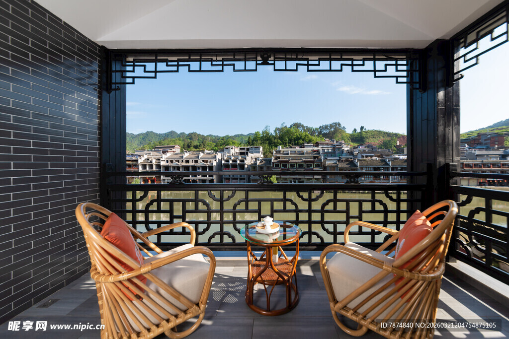 中式阳台 静享闲适时光