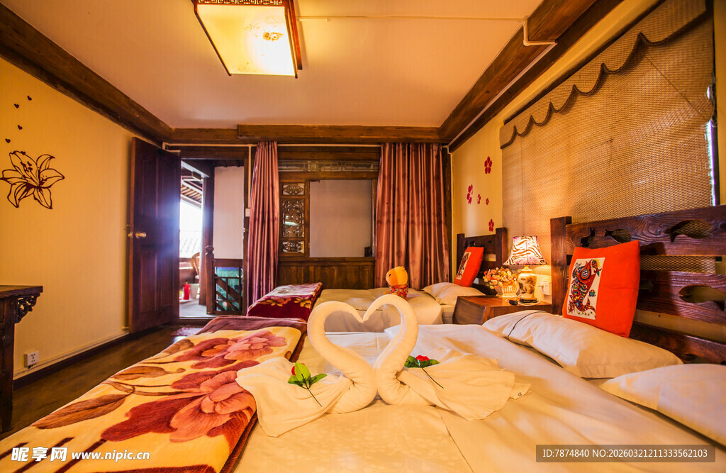 温馨典雅的中式风格卧室