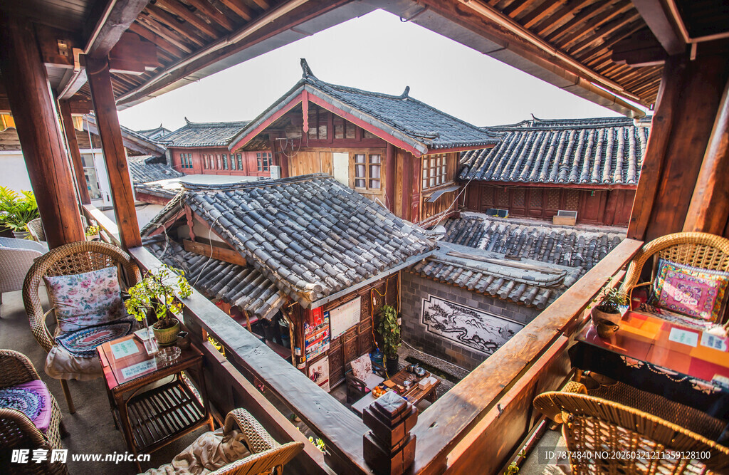 古色古香中式传统庭院景观