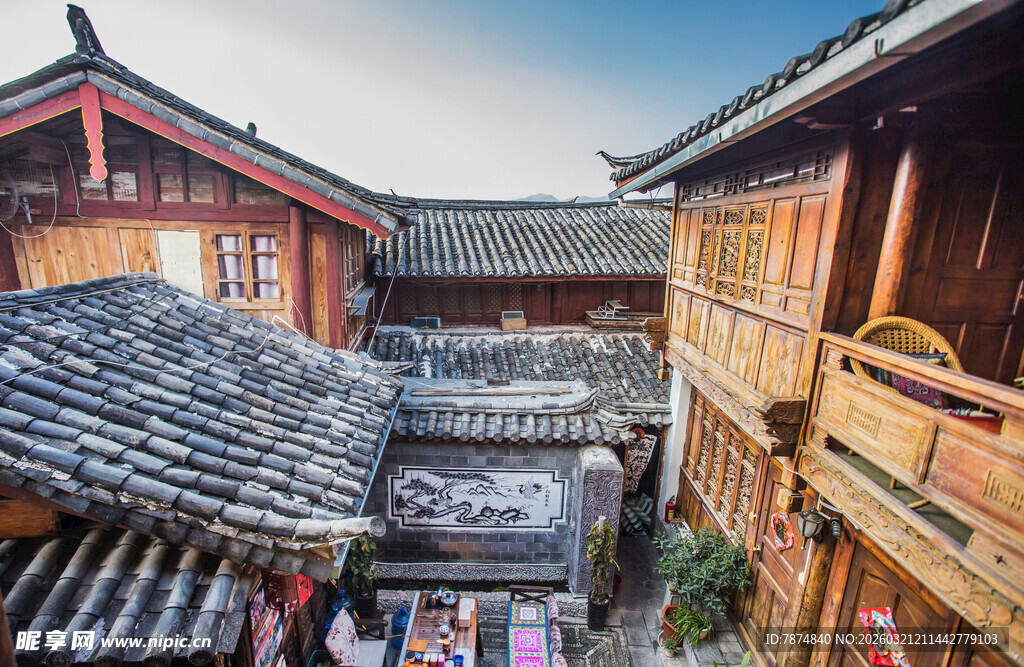 古色古香的中式传统庭院