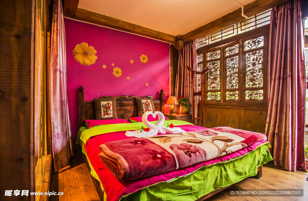 民族风卧室温馨布置