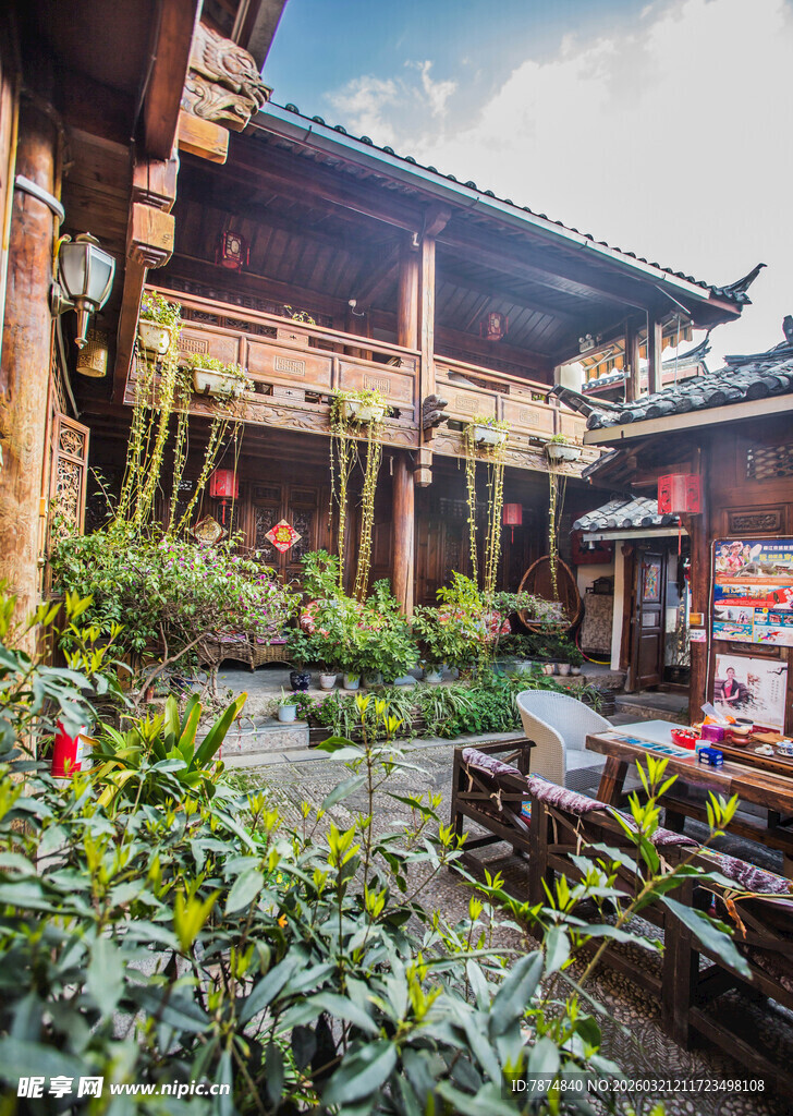 古雅庭院中式风情景观