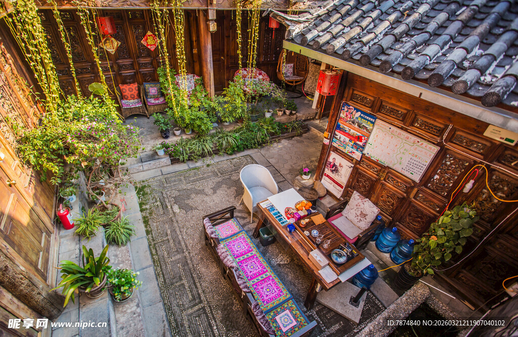 中式庭院 静谧古朴之景