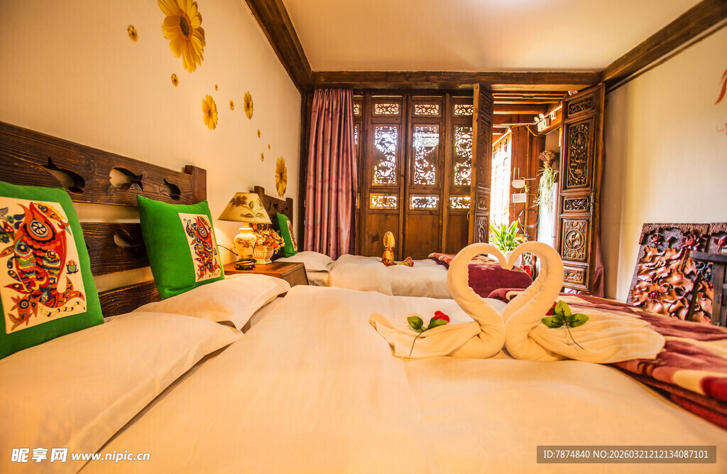 温馨民族风卧室装饰展示