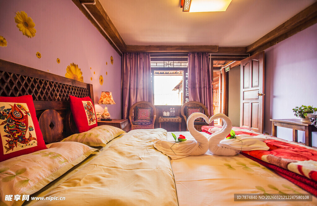 温馨浪漫的卧室布置场景