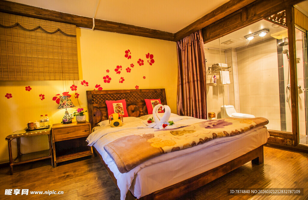 温馨典雅卧室场景展示