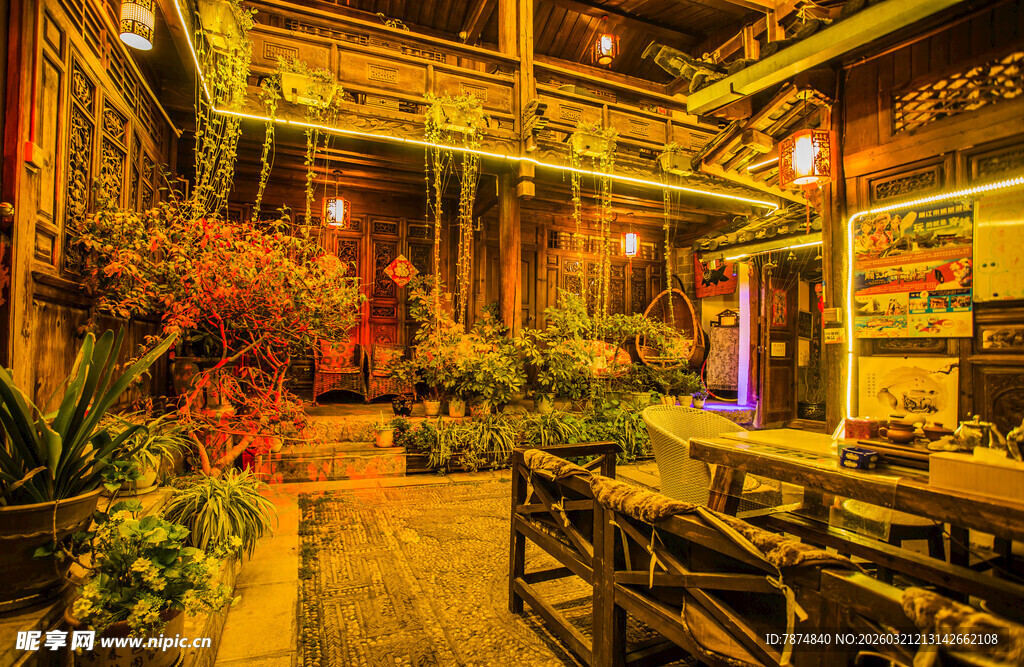 复古风室内休闲惬意空间