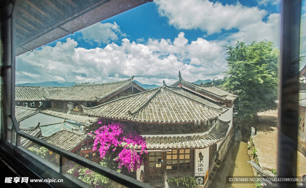 窗外古景 一抹雅致风光