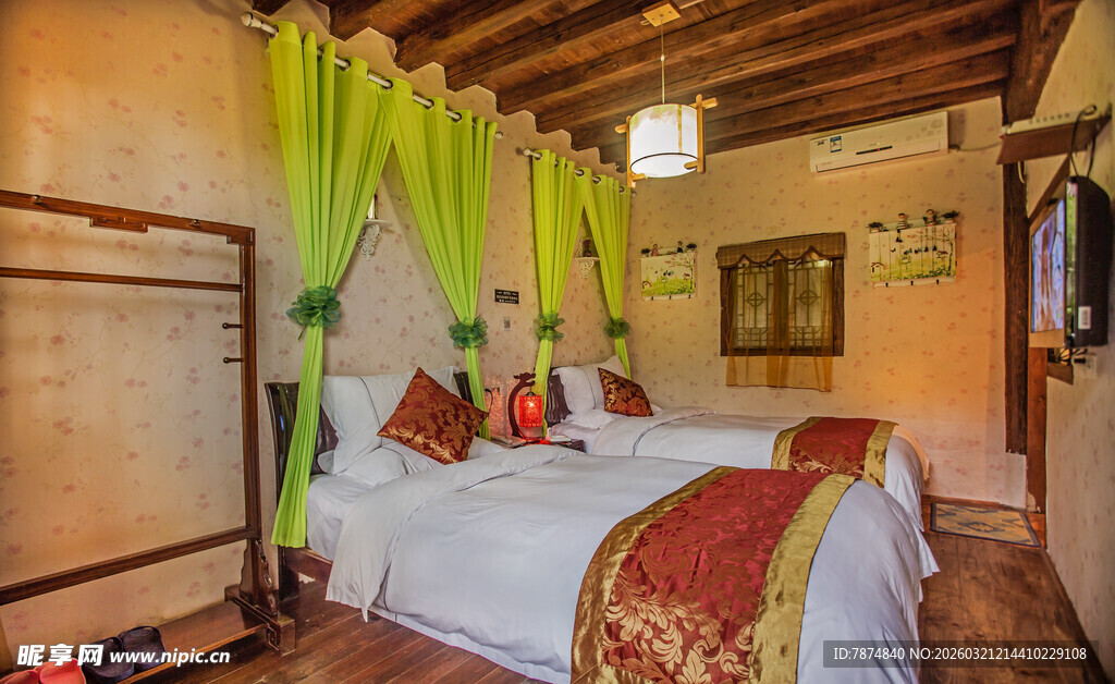 温馨民族风特色卧室