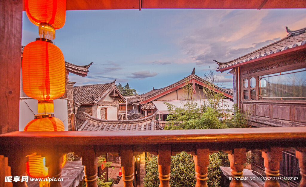 古色古香的中式建筑景观