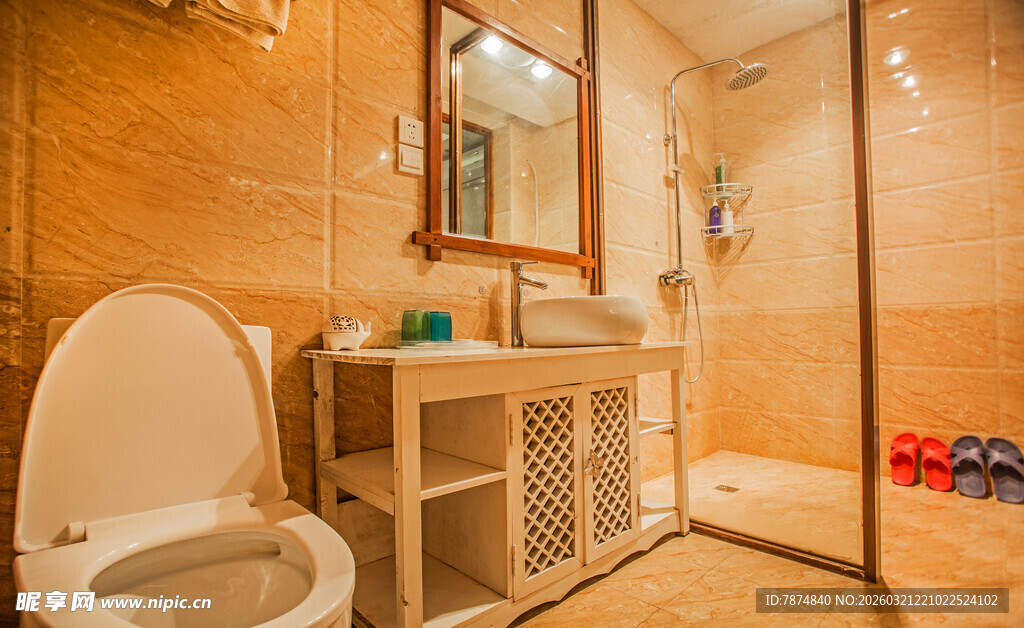 现代简约风格的温馨浴室