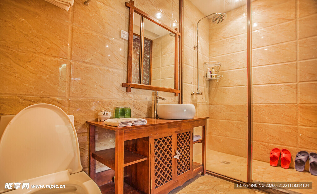 现代简约风卫生间一角