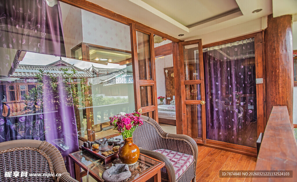 温馨雅致的客厅休闲角落