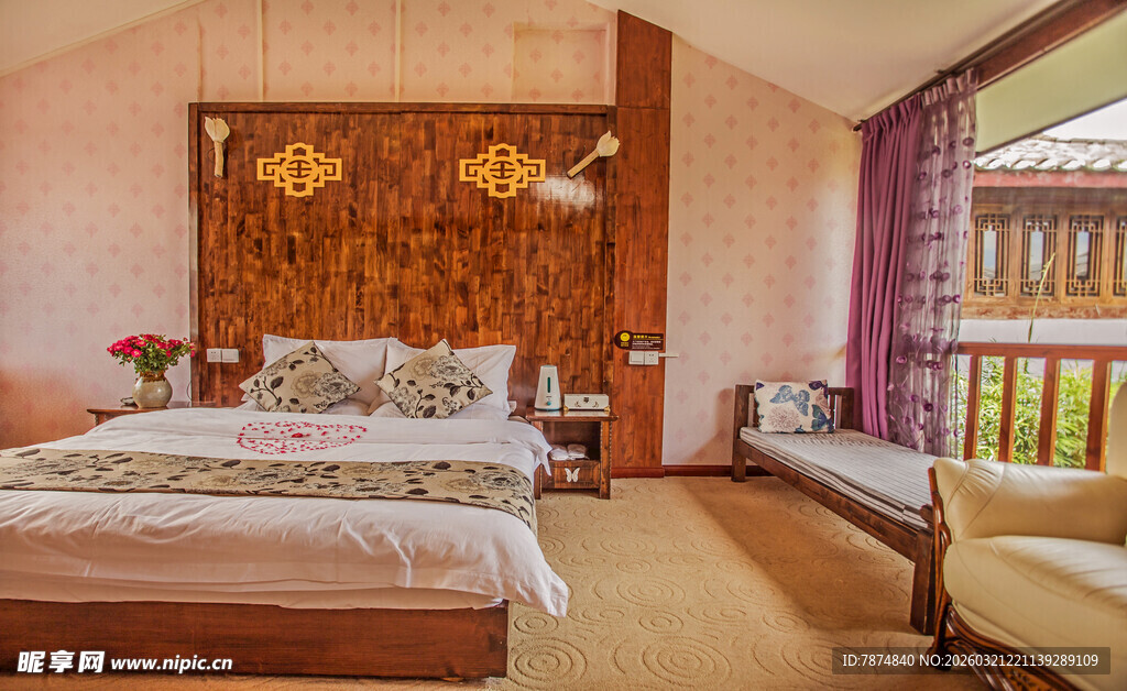 温馨典雅卧室室内场景