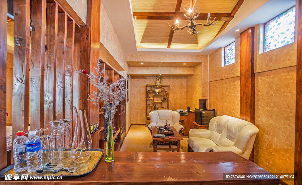 现代风格地下室休闲空间