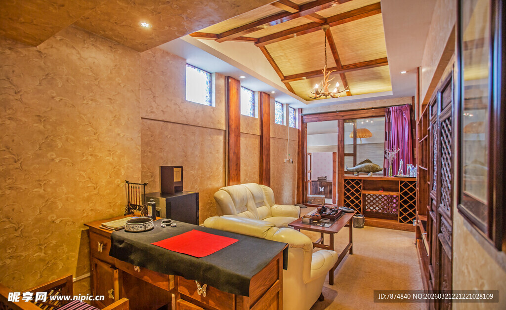 温馨舒适的室内按摩空间