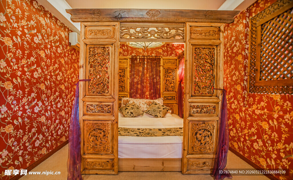 中式古典卧室 尽显雅致