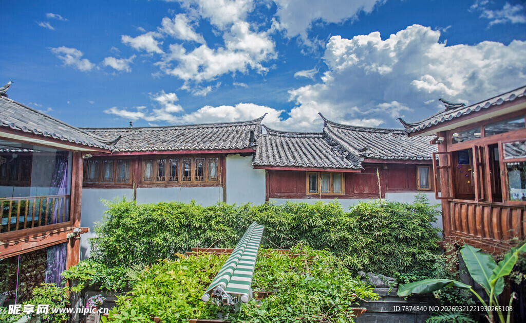 中式庭院古建筑景观