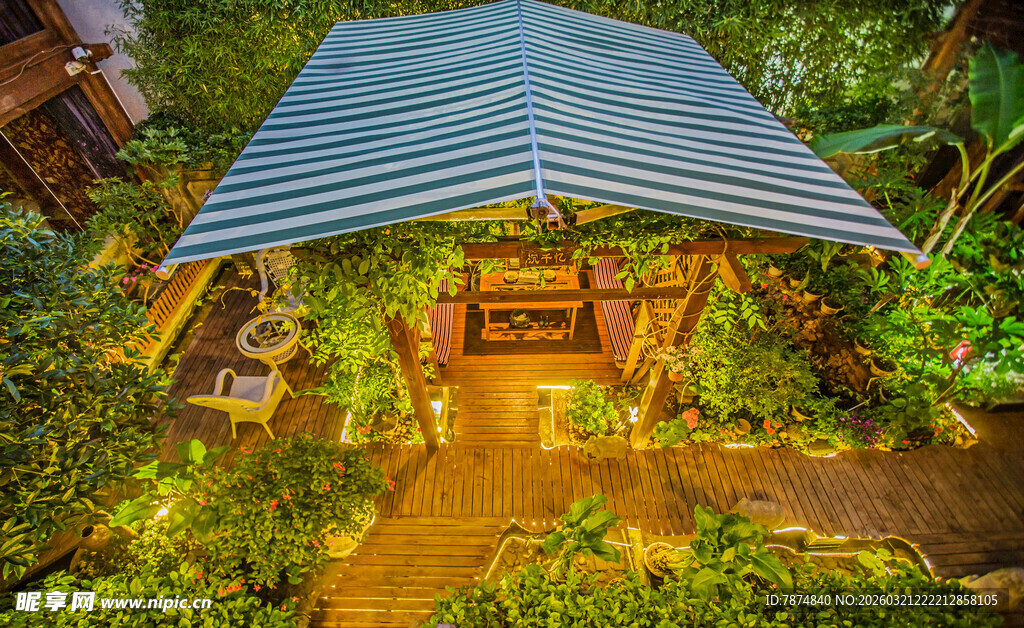 梦幻庭院休闲小角落