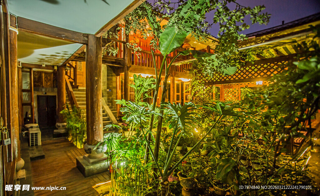 温馨庭院绿植景观