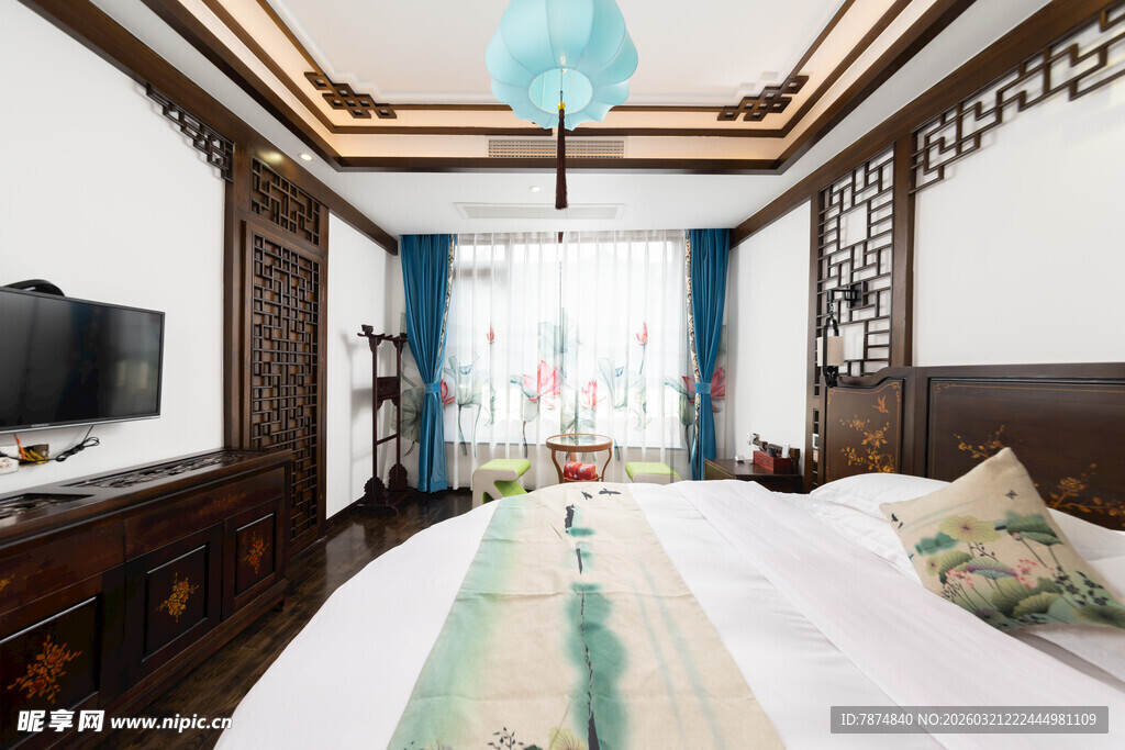 中式典雅卧室 尽显古韵