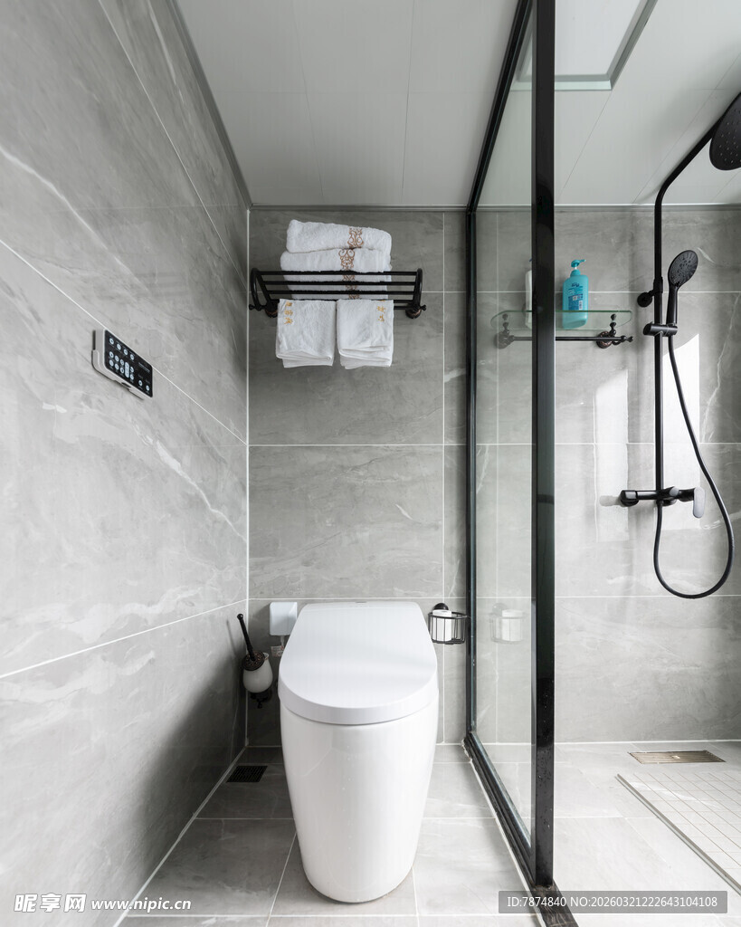 现代简约风卫生间一角